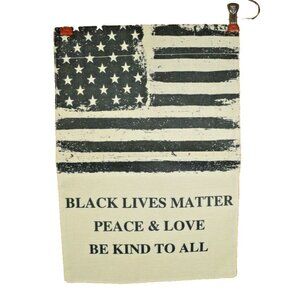 Black Lives Matter 12 x 18 inch Be Kind to All Double Sided Nylon Garden Flag